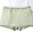 thumbnail image 4 of CYRBOKO Girls' Boxer Briefs 3 Pack, Breathable Soft Stretchy Cotton Girls Underwear Green Size 4-5 T, 4 of 7