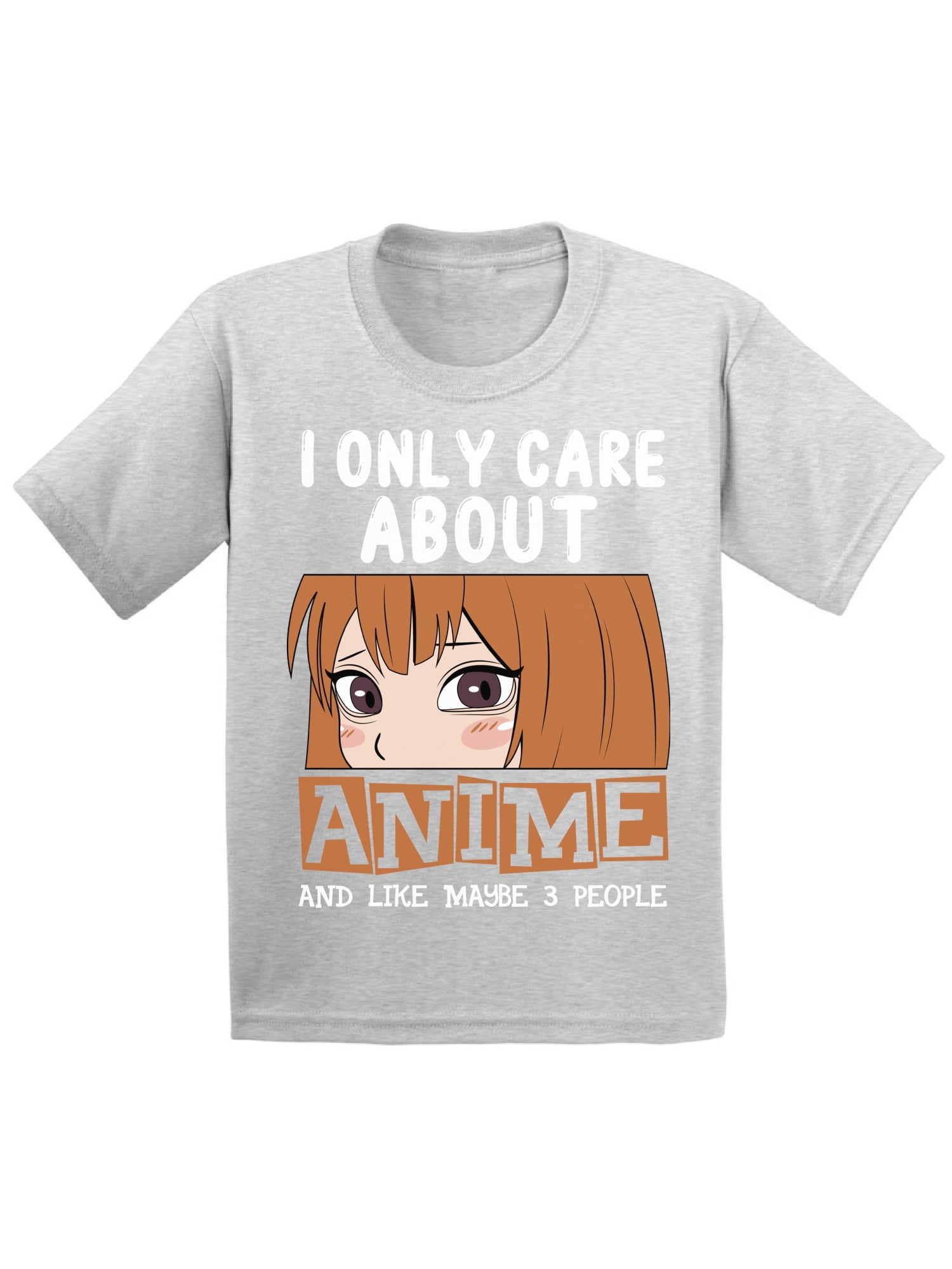 I Love Anime in Japanese 2-6 Years Old Boys & Girls Short-Sleeved Tshirt