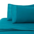 thumbnail image 3 of Marina Decoration 600 Thread Count Ultra Soft Deep Pocket Hotel Standard Solid Bedding Long Staple Percale Cotton All Season Sheet Set with Pillowcase, 3 of 7