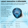 thumbnail image 2 of Digital Sound Amplifiers for Ears with Noise Cancelling, Rechargeable Mini Personal Sound Amplifiers TV Earbuds with Portable Charging Box, Suitable for Adults, Elderly, Pair (Black), 2 of 7