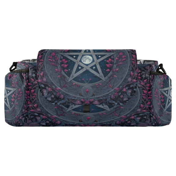 DIXRUYEE Stroller Organizer Moon Pentagram Printed