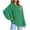 Green, variant on XFLWAM Hoodies for Women Long Sleeve Ribbed Knit Sweatshirt Casual Solid Color Hooded Pullover Tops with Pockets