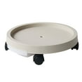 thumbnail image 2 of SunniMix Potted Rolling Plant Stand with Casters Accessory Multipurpose Plant Tray Roller Beige 34.4cm, 2 of 8