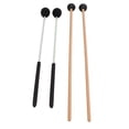 thumbnail image 4 of Percussion Instrument Mallets, Medium Hard Yarn Head + Rubber Marimba Set  Grip For Carillon For Drum For Xylophone, 4 of 8