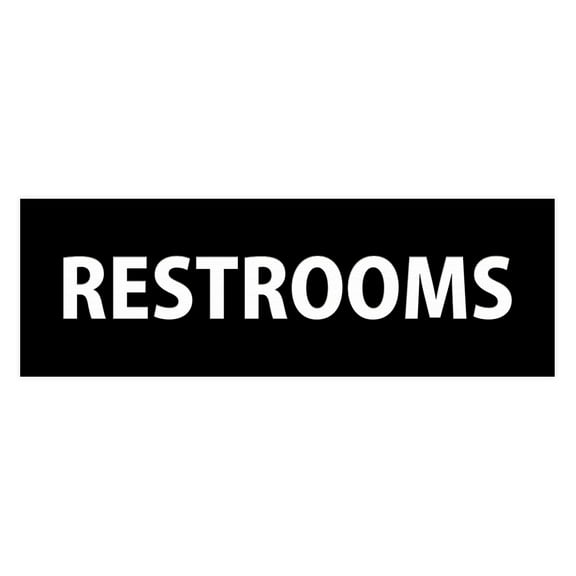 Basic Restrooms (Black) - Medium