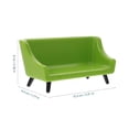 thumbnail image 2 of KAKOWELY doll sofa Miniature Sofa Model Plastic Mini Simulation Sofa Mini House Scene Model5.31"X1.77"X2.36", 2 of 5
