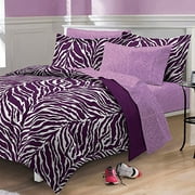 My Room Zebra Complete Bed in a Bag Bedding Set, Black ...