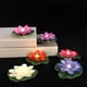 thumbnail image 4 of Battery Operated Lily Pad Flower Pond Decor Floating Pool Light Color Changing LED 6 Pack Pond Lights Hot Pink, 4 of 5
