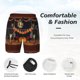 thumbnail image 3 of Fotbe Halloween Decoration Traje de Baño para Hombre – Shorts de Natación de Secado Rápido con Forro y Bolsillos-3X-Large, 3 of 6