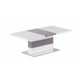 thumbnail image 1 of Table Basse Canadienne Maxwell Blanc et Wengé, 1 of 2