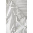 thumbnail image 3 of Bouclair White Wales Collection - Waffle Duvet Cover Set Queen, 3 of 5