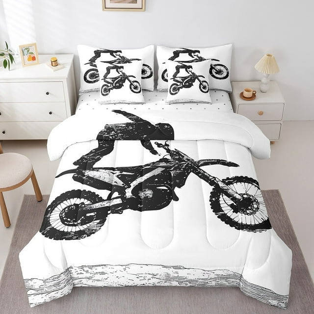 YST, Motorbike, Comforter Set, Racing Motorcycle, 7-Piece, Full