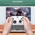 thumbnail image 4 of Controller Keyboard for Xbox Series X/S, Wireless 2.4G Ergonomic USB Gamepad Keypad QWERTY Chatpad with Audio and Headset Jack for Game Live Chat Compatiable with Xbox Series S/Series, 4 of 6
