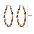 thumbnail image 3 of SUSHANG Large Hoop Earrings Personality Big Circle Earrings Contrast Color Hoop Stud Earrings Halloween Earrings, 3 of 9