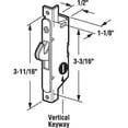 thumbnail image 3 of Adams Rite E2009 1/2" Wide Round End Face Plate Mortise Lock for Doors- Vertical Keyway, 3 of 5