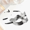thumbnail image 4 of Unique Bargains 1 Pc Butterfly Party Mask Silver Tone Plastic, 4 of 5