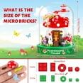 thumbnail image 2 of SKQIT Mushroom House Building Set, Creative Mushroom Garden Model Kits for Adults, 1346PCS Micro Bricks Collectible Ideals Gifts for Teens 14+, 2 of 12