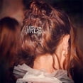 thumbnail image 3 of Pinza de cabello Elegante con letras de rhinestone para Chicas Perfecl de PLATA, 3 of 8