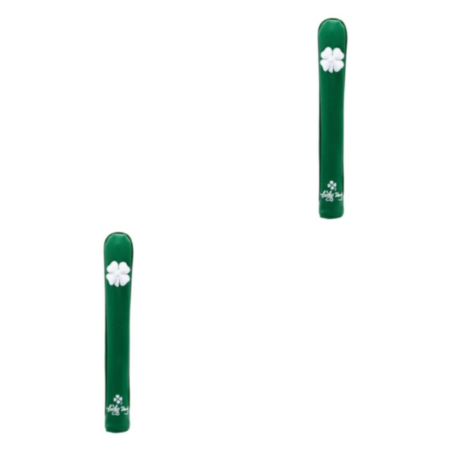 Advancent Alineación del palo de golf de agua de PU Alineación resistente y fácil de pegar Hecho con cubierta de palo de golf de PU Verde Verde 2Conjunto