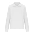 thumbnail image 3 of Gkeoshab Fall Sweaters for Women Long Sleeve Shirts for Women 2025 Fall Clothes Tunic Tops Loose Fit Dressy Crewneck Pullover Sweaters White S, 3 of 5