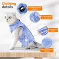 GlobaShun Cat Recovery Suit for Spay Cat Onesie for Cats After Surgery