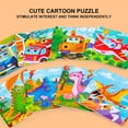 thumbnail image 4 of Dinosaur Puzzles for Kids Ages 3-8,24 Pieces Jigsaw Puzzles for Toddlers & Children Ages 4-6，Educational Floor Puzzles with Storage Box for Gifts(Pterosaur), 4 of 5