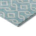 thumbnail image 4 of Addison Rugs Mayfield Washable Transitional Geometric Aqua Rectangle Rug, 10' x 14', 4 of 6