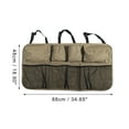 thumbnail image 3 of Unique Bargains Faux Leather Universal Car Trunk Backseat Seat Protector Organizer Beige, 3 of 6