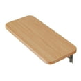 thumbnail image 5 of Foldable Wall Mounted Shelf Wood and Iron Storage Organizer with 90 Degree Flip Design, 5 of 6