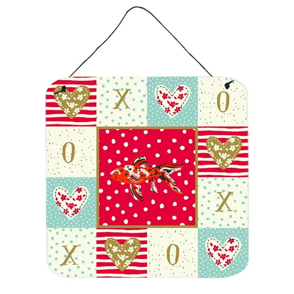 Shubunkin Goldfish Love Wall or Door Hanging Prints