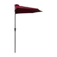 thumbnail image 4 of Parasol d'extérieur CorLiving Versa de 2,6 m avec cadre en acier pour petits espaces, 4 of 9