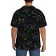 thumbnail image 3 of Fotbe Dinosaur Camisa Estampada de Manga Corta para Hombre, Casual de Verano, Estilo Playero, Sin Arrugas-Large, 3 of 5