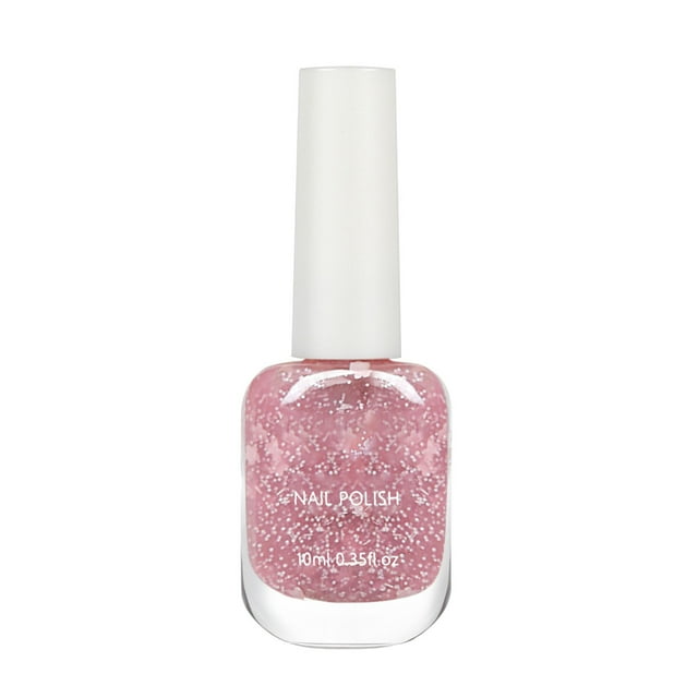 Esmalte de uñas para mujer, esmalte de uñas decorativo, esmalte de uñas al agua, sin secado, de larga duración, pelable, transparente, 10 ml