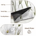 thumbnail image 6 of 2'x6' Rug Runners for Hallways Kitchen, White Floral Non Slip Entryway Beside Floor Carpet Runner, Garden Floral Seasonal Botanical Blooms Washable Laundry Room Bedroom Throw Rugs Mat for Family Pet, 6 of 8