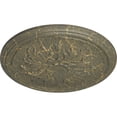 thumbnail image 3 of Ekena Millwork 15 3/4"OD x 5/8"P Luton Ceiling Medallion (Fits Canopies up to 1 1/8"), Hand-Painted Witch Hazel Crackle, 3 of 6