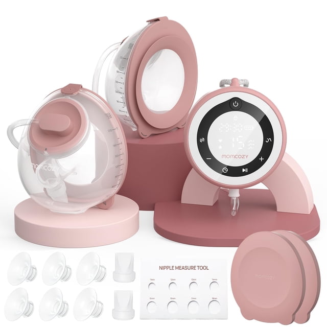 Momcozy V1 Pro Extractor de Leche Eléctrico Manos Libres con 15 Niveles