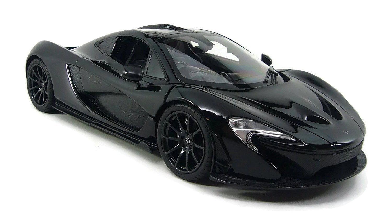 1:14 RC Official Licensed McLaren P1 Sports Car W/ Lights And Open Doors Black 
