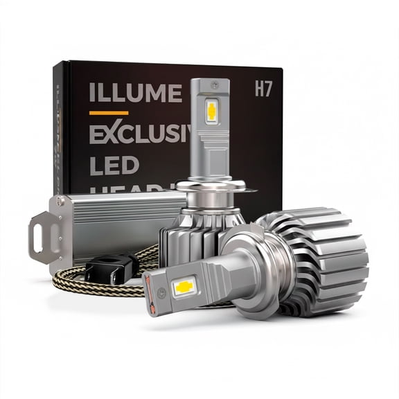 Luces Led para Auto - ILLUME - Modelo 70 W - 11,000 lúmenes - Resistencia al Agua - Haz de luz Perfecto (H7)