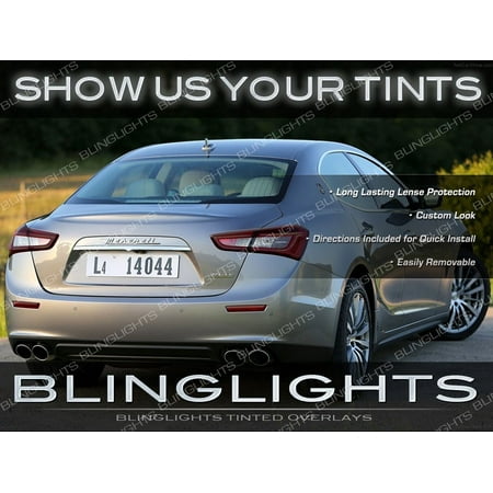 New Maserati Ghibli Smoked Taillight Overlays Murdered Out Taillamp Protective Lense Film (Best Way To Smoke Out Tail Lights)