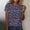 04-Multicolor halloween shirts for women, variant on ersvoioy Halloween Shirt Women Funny Print Shirts Fashion Crewneck Halloween Short Sleeve Graphic Tees Fall Holiday Party Family T-Shirts Tops Multicolor L