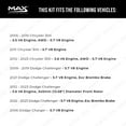 thumbnail image 2 of MAX Advanced Brakes - Front Brake Kit For 2006-2023 Dodge Charger| Carbon Ceramic Brake Pad and Rotor Kit| Daily Driving Geomet Coated Brake Rotors, 2 of 9