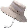 thumbnail image 6 of CoCopeaunts Large Bucket Hat for Men Big Brim Anti-UV Fishing Cap Breathable Mesh Fisherman Hat with Adjustable Chin Strap, 6 of 8
