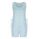 thumbnail image 4 of Sexy Rompers para las Mujeres de Verano sin Mangas Tanque Sudadera con Bolsillos Laterales, Cuello en V Color Sólido Romper Casual para Uso Diario Y de Fiesta, 4 of 6