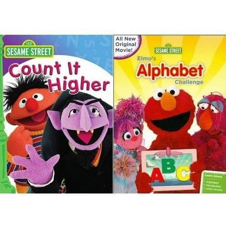 Elmo's Alphabet Challenge / Count it Higher: 2-Pack (Walmart Exclusive)