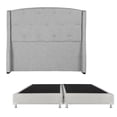 thumbnail image 1 of Box Base Cama King Size + Cabecera Zefyr Plata, 1 of 7