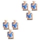 thumbnail image 3 of Guardurnaity 3 piezas Support Bra - Transpirable para máxima comodidad Sujetadores sin costuras Top Fitness Sports Bra Ropa deportiva Ropa azul METRO 2piezas, 3 of 6