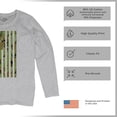 thumbnail image 6 of Camo American Flag Women's Long Sleeve T-shirt USA Military Proud Army Veteran RED Friday 4th of July Camouflage Patriot, 6 of 7