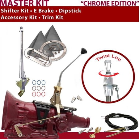 American Shifter PG Shifter Kit 10 in. E Brake Cable Clevis Trim Kit Dipstick for D85CC