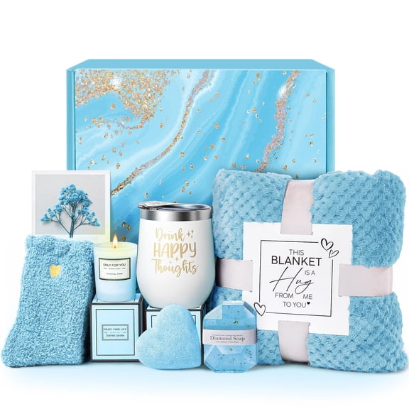 Cesta de regalo LE CADEAU Luxury Ocean Spa con manta de franela