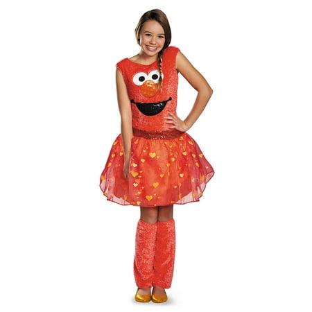 Disguise Girls Elmo Tween Deluxe Halloween Costume